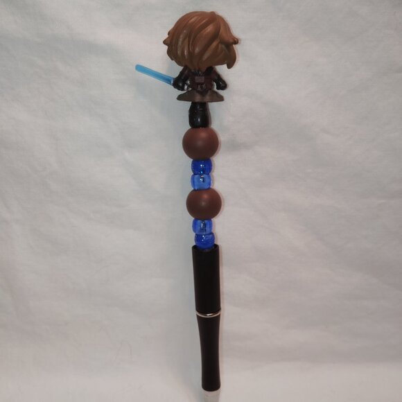 Disney Doorable- Anakin Skywalker- Handmade Beaded Pen Star Wars - Picture 2 of 2